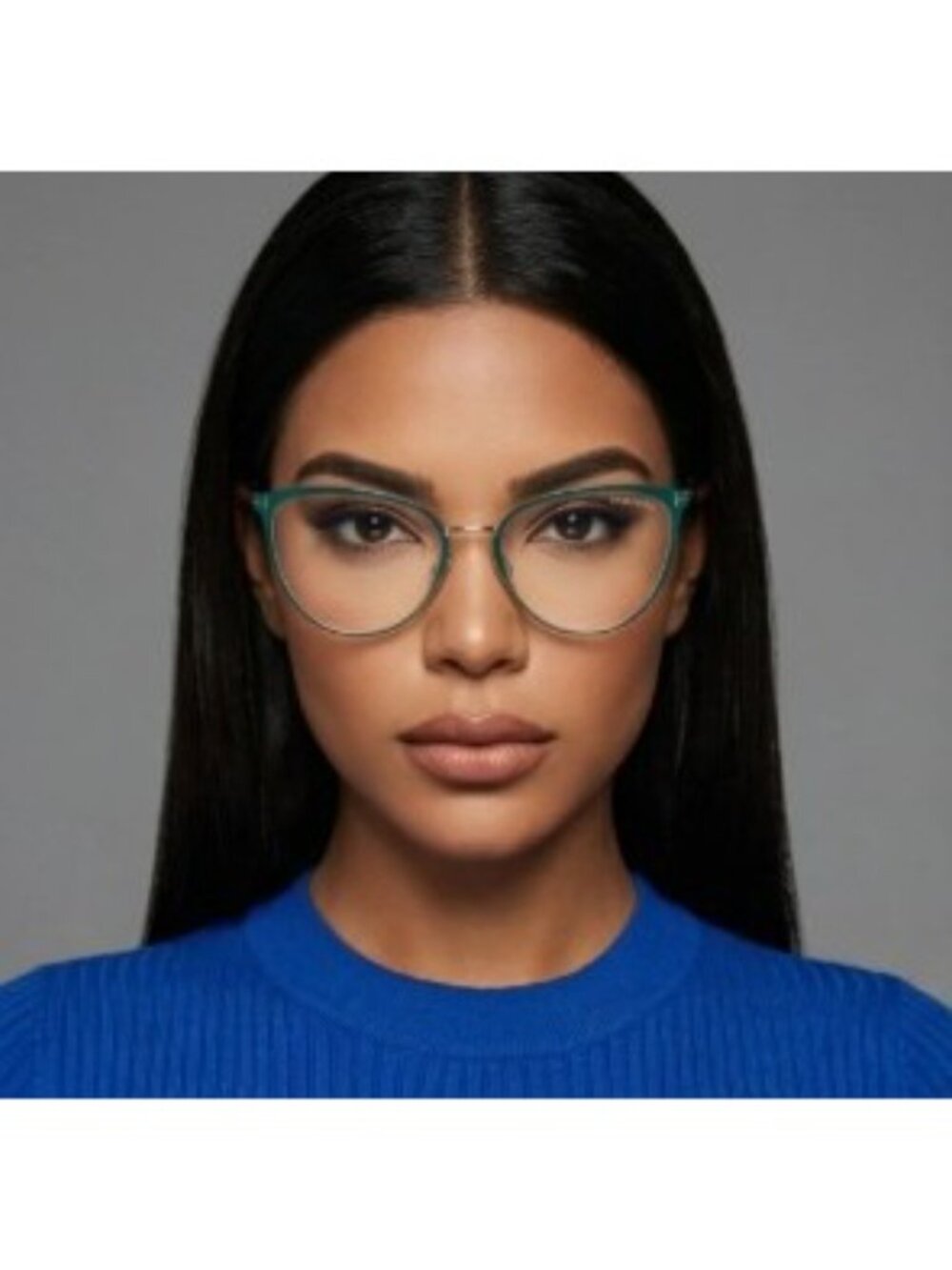 Tom Ford FT5840-B 066 Eyeglasses Red / Gold 56mm Cat Eye Frame, Blue Light Block - Picture 2 of 10